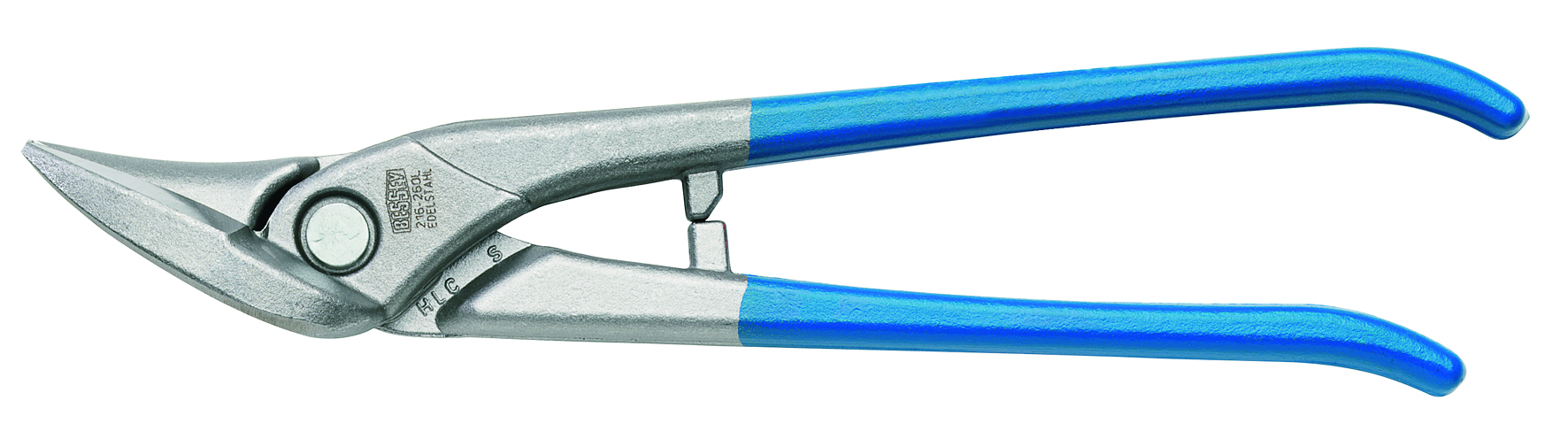 Straight cutting snips, cut left, 280 mm