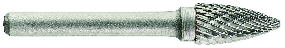 Carbide rotary burrs. Tree. (Ø) 6 mm (blister)