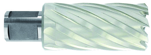 HSS Сore Drill  Ø18X80X50 mm, long series.  Weldon shank Ø19 mm. Bright, uncoated