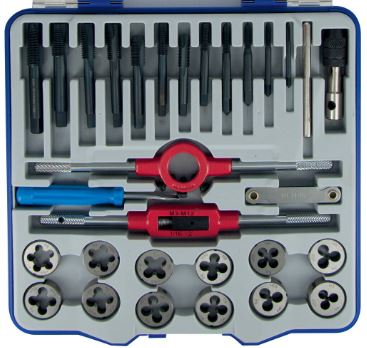 Tivoly komplekts MTF29 iekšējām un ārējām vītnēm M3-M12 + MF8-MF12