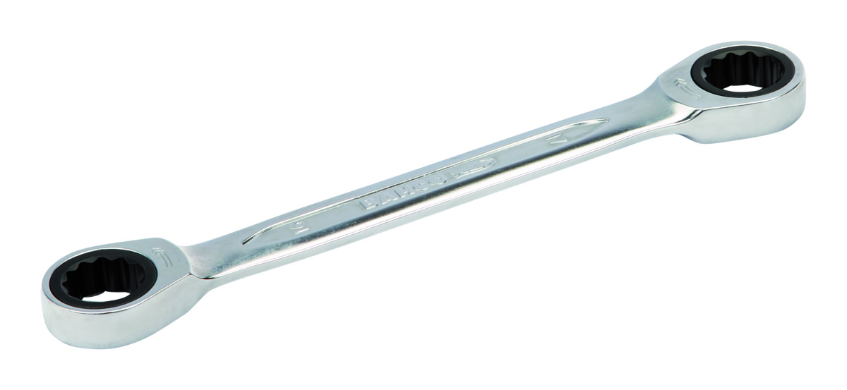 Double flat ratcheting wrench 1320RM 14x15mm