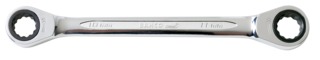 Double flat ratcheting wrench1320RM 22x24mm