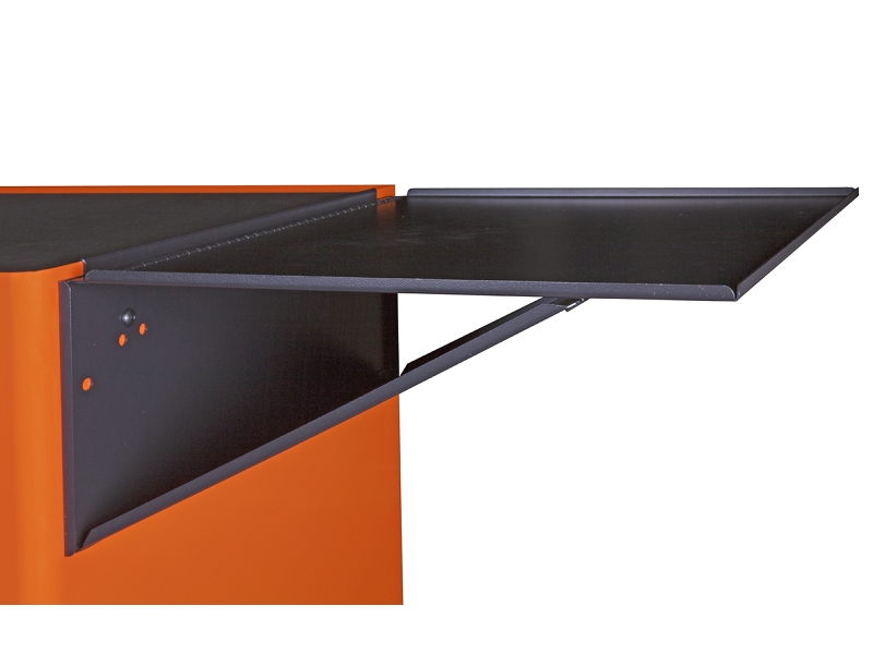 Foldable metallic tray for tool trolley 1470K