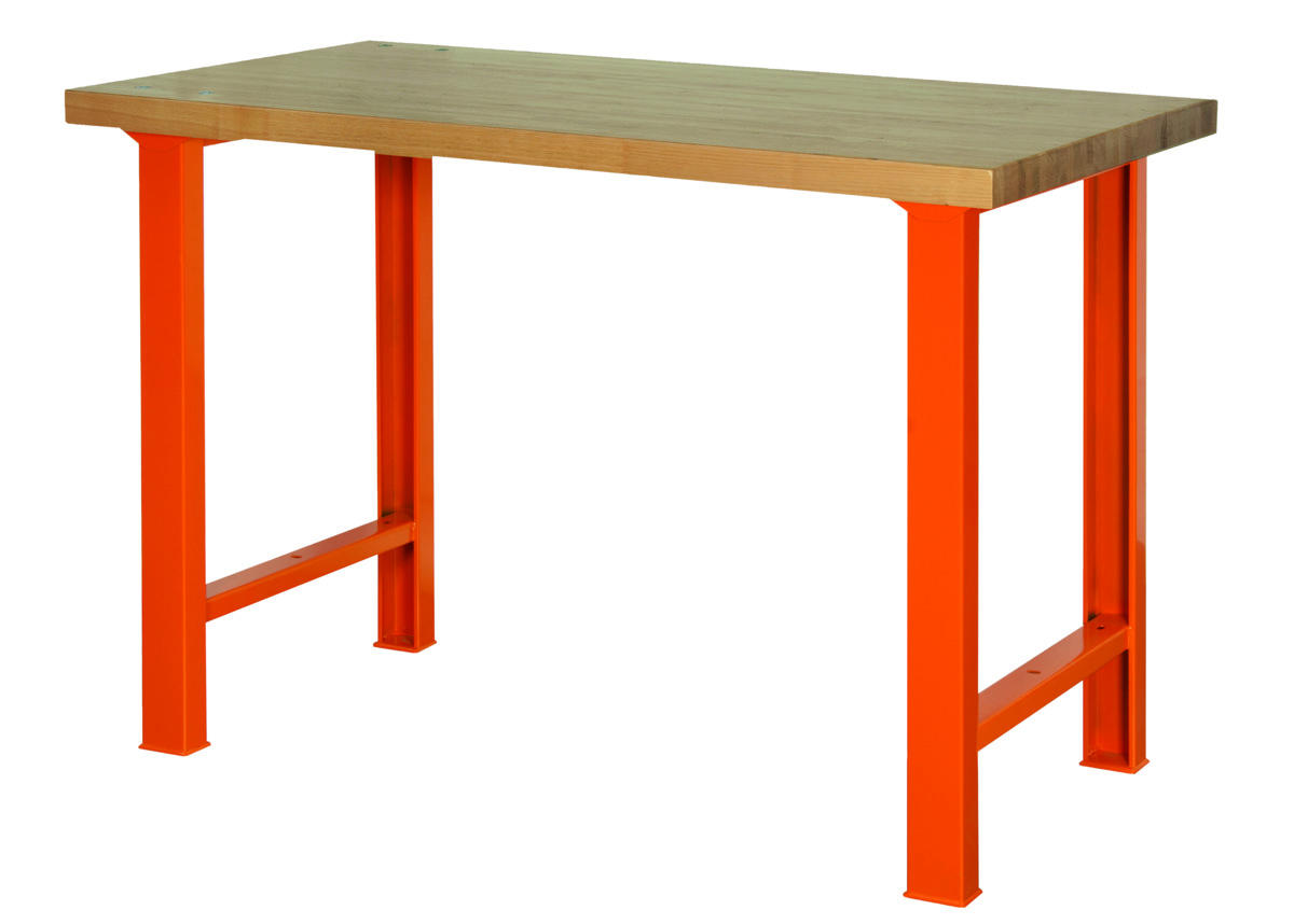 Workbench with wooden top 1500x750x1030mm