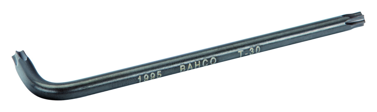 Black offset keys for Torx® screws T8