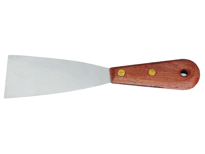 Wooden handle putty knife 40x210mm