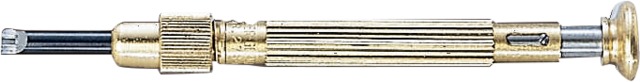 Watchmaker’s screwdriver slotted 4,5mm with brass handle