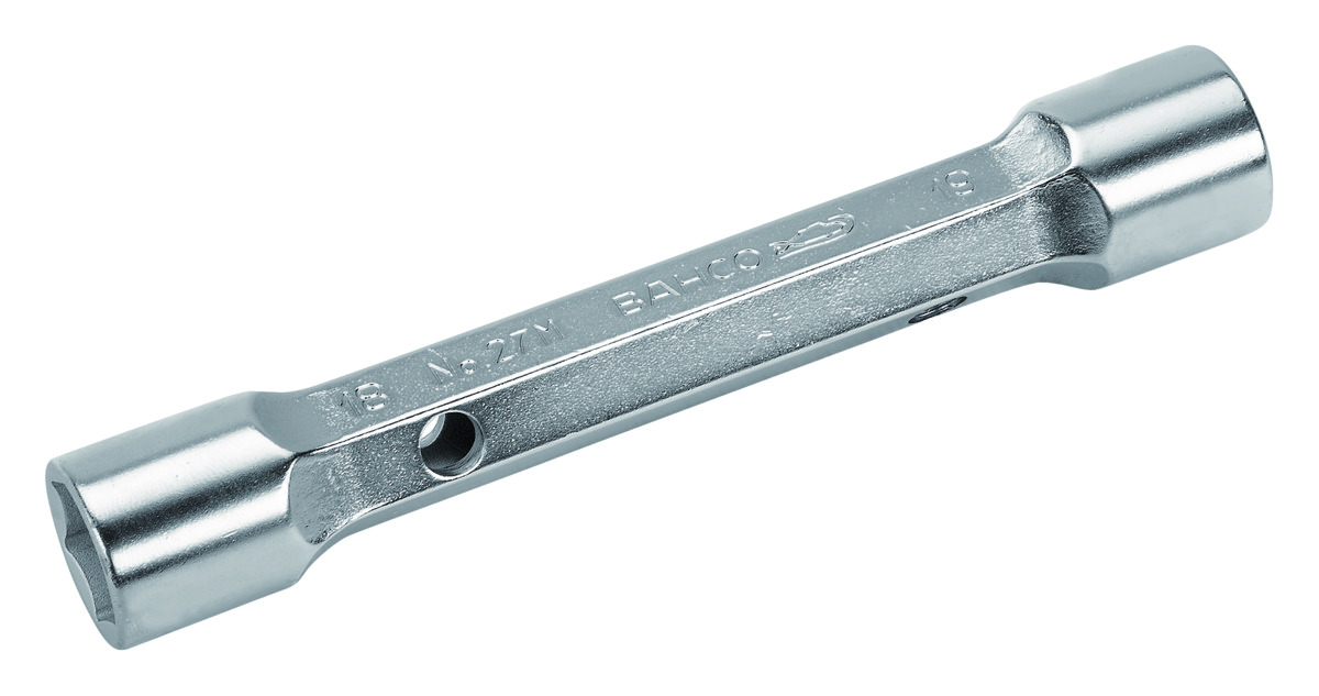 Double head tubular socket wrench 27M 10/11mm