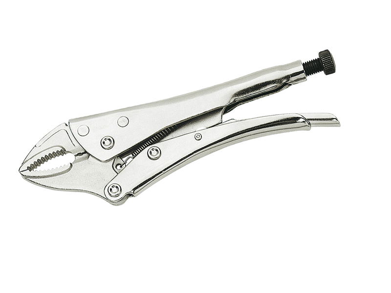 Spīles ar izliektiem satvērējžokļiem 190mm