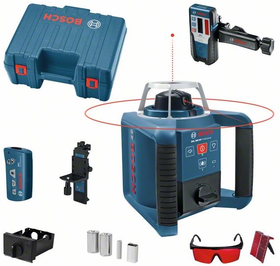 Rotācijas lāzers Bosch GRL 300 HV, LB LR45, CHRG