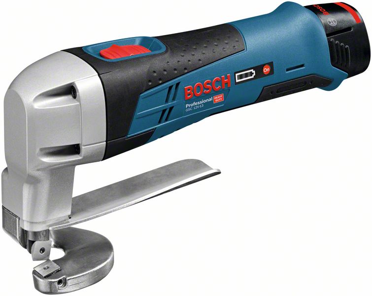 Akumulatora metāla šķēres Bosch GSC 12V-13, 2x2.0Ah, GAL 1230, 12V, 3.600 min.-1