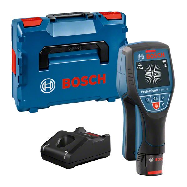 Detektors Bosch D-tect 120, 1x1.5Ah, ± 10 mm, 120 mm