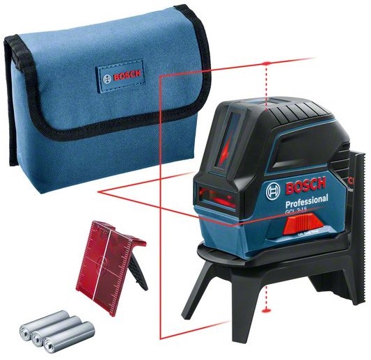 Kombinētais lāzers Bosch GCL 2-15, ± 0.3 mm/m, 15 m