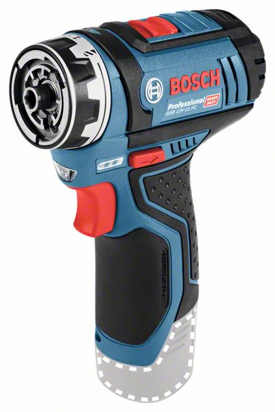 Akumulatora urbjmašīna-skrūvgriezis Bosch GSR 12V-15 FC, SOLO, 15/30/- Nm, 0-400 / 0-1.300 min.-1