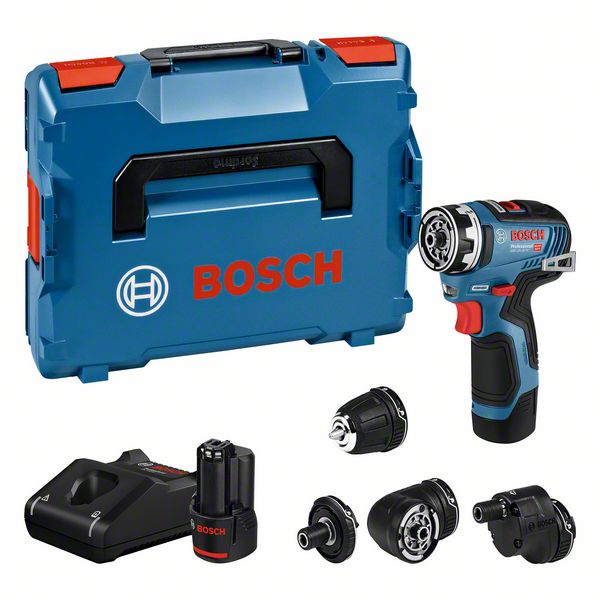 Akumulatora urbjmašīna-skrūvgriezis Bosch GSR 12V-35 FC, Full Set, 2x3.0Ah, GAL 12V-40, 20/35/- Nm, 0-460 / 0-1.750 min.-1