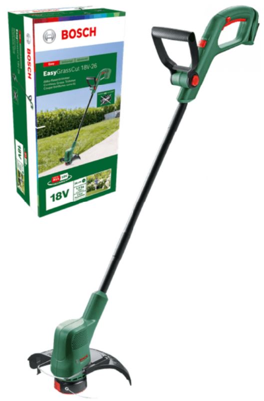 Akumulatora zāles trimmeris Bosch Easy GrassCut 18V-26, SOLO