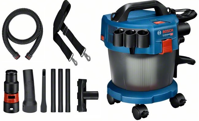 Akumulatora vakuumsūcējs Bosch GAS  18V-10 L, Premium, SOLO, 18V, 24 l/s