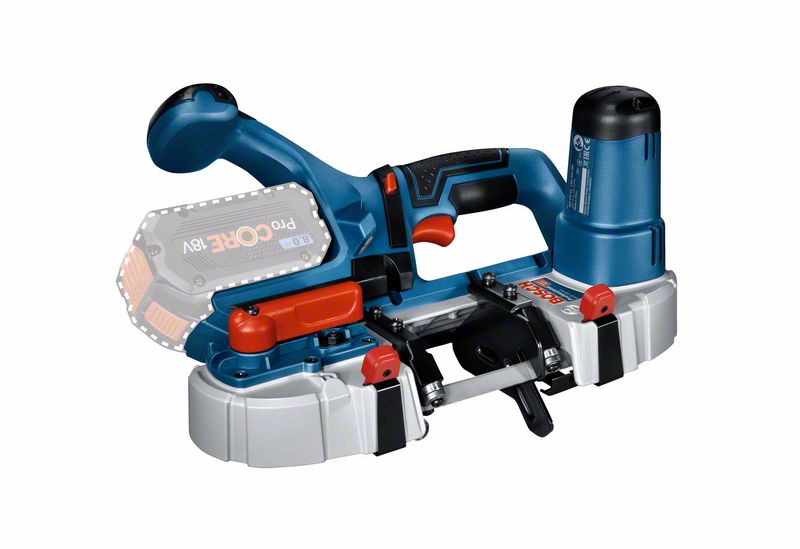 Akumulatora ripzāģis Bosch GCB 18V-63, SOLO, 18V, 162 m/min.