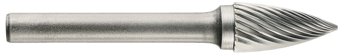 Carbide file cutter 6mm, C-shape, for stainless steel and difficult metals
