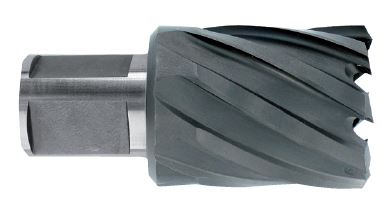 HSS TiAlN Core hole drill Weldon short series 14X60x30mm