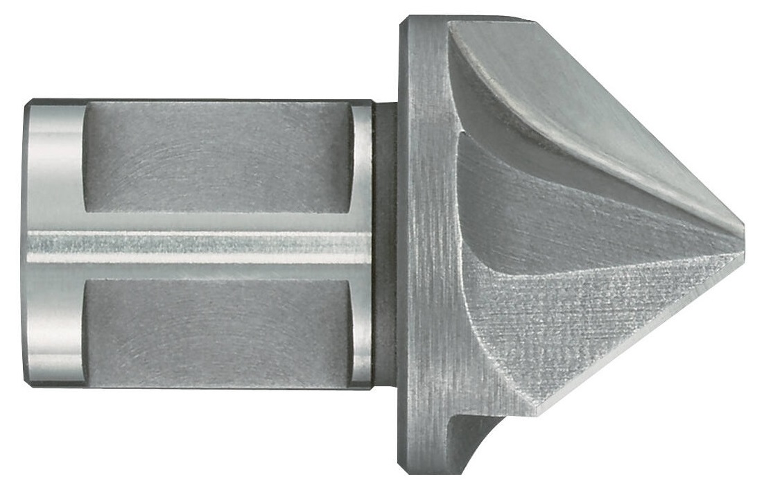 Deburring cutter 40 mm, HSS, 90°, Weldon.
