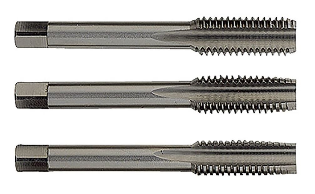 Set of hand taps M30, HSS DIN352, Bright, uncoated. T Line - 3pcs