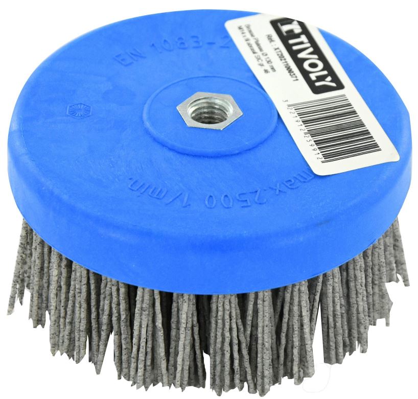 Nylon brush for angle grinder, Ø130mm, M14