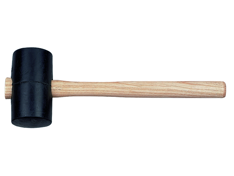 Rubber mallet with wooden handle 250g