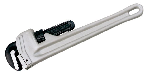 Aluminium Stillson type pipe wrench 36