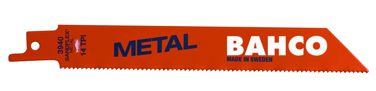Zobenzāģa asmeņi Sandflex Bi-Metal 100mm*0,9mm ST 14TPI, metālam, 5 gab