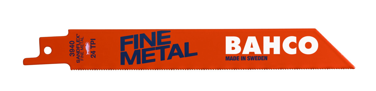 Zobenzāģa asmeņi Sandflex Bi-Metal 150mm*0.9mm ST 24TPI, smalkam metālam, 5 gab