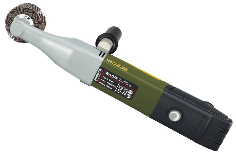 Battery-powered cylinder sander WAS/A, incl. rapid charger + lithium-ion battery