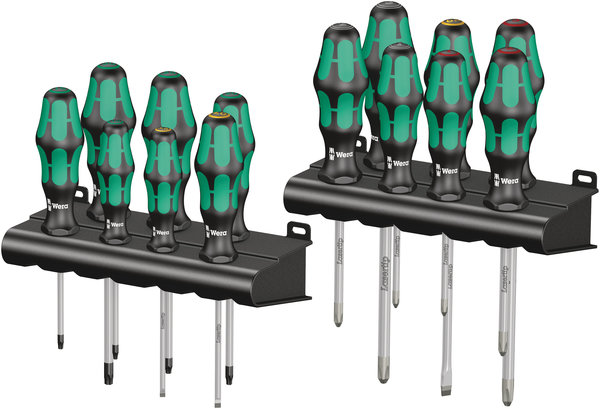Wera Kraftform Big Pack 300 LaserTip skrūvgriežu komplekts 14 pcs + statīvs