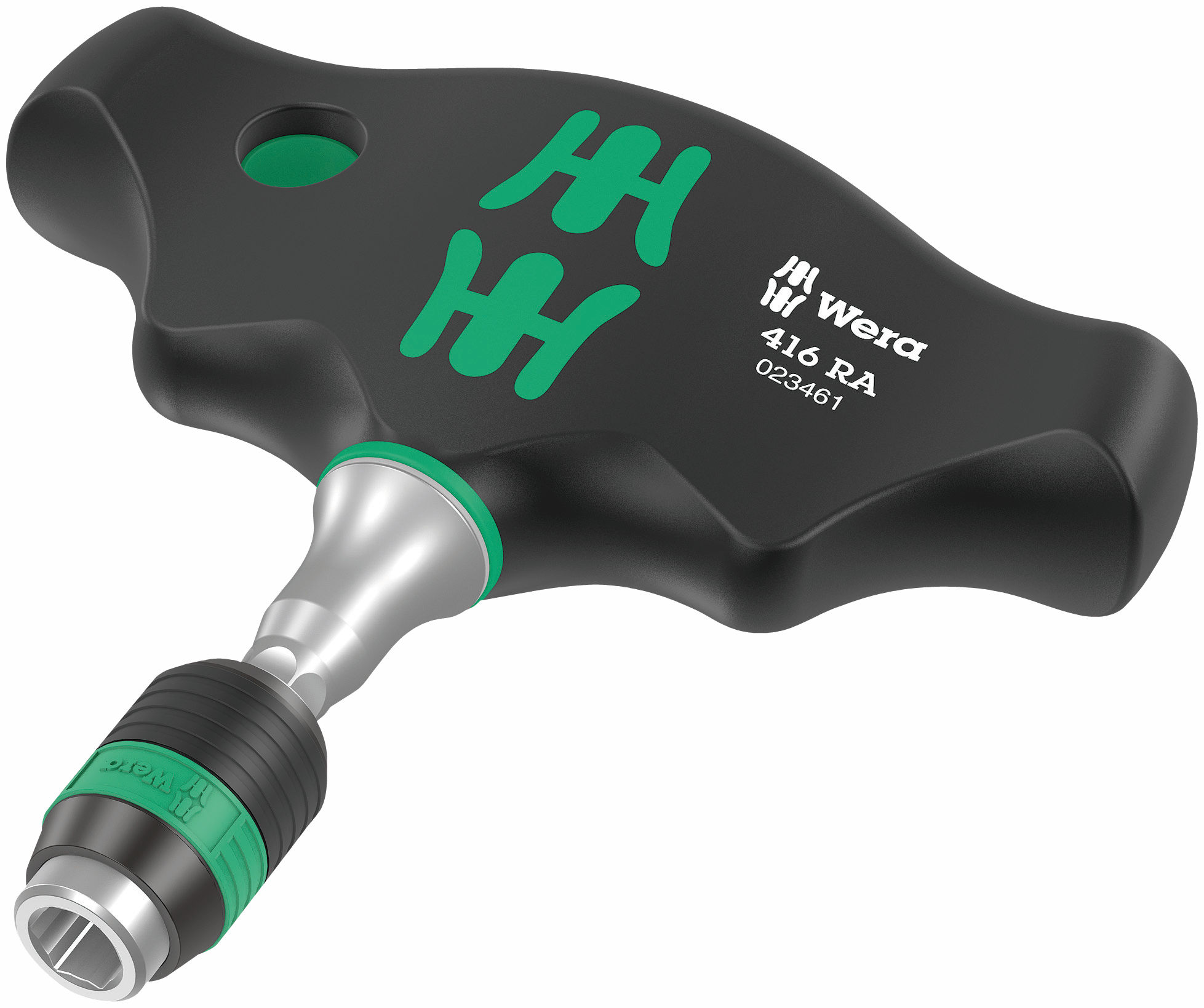 Wera 416 RA ratcheting T-Handle for 1/4