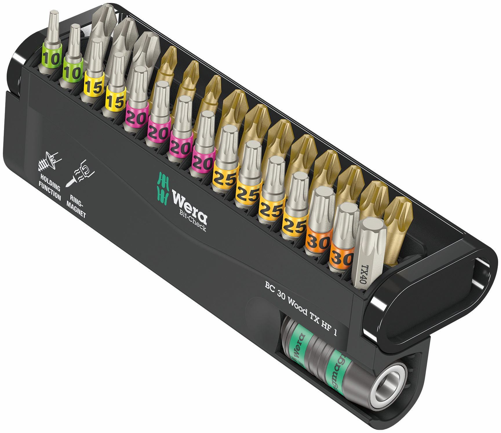 Wera Bit-Check 30 Wood, 30 pcs