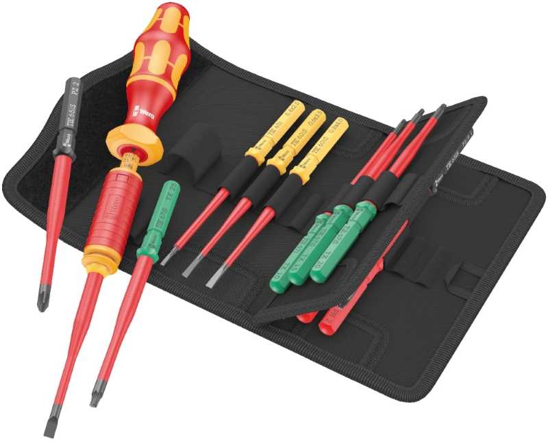 Wera Kraftform Kompakt VDE 15 Torque 1.2 - 3.0 Nm extra-slim interchangeable set