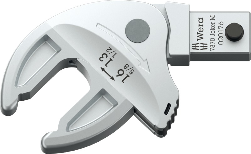 Wera 7870 Joker M self-setting insert spanner – 13-16 mm wrench size, 9x12 mm square drive mounting, ratchet mechanism, low 30° return angle