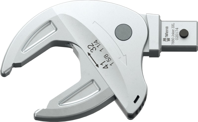 Wera 7880 Joker 3XL self-setting insert spanner – chrome-vanadium steel, 32–41 mm metric, 1 1/4