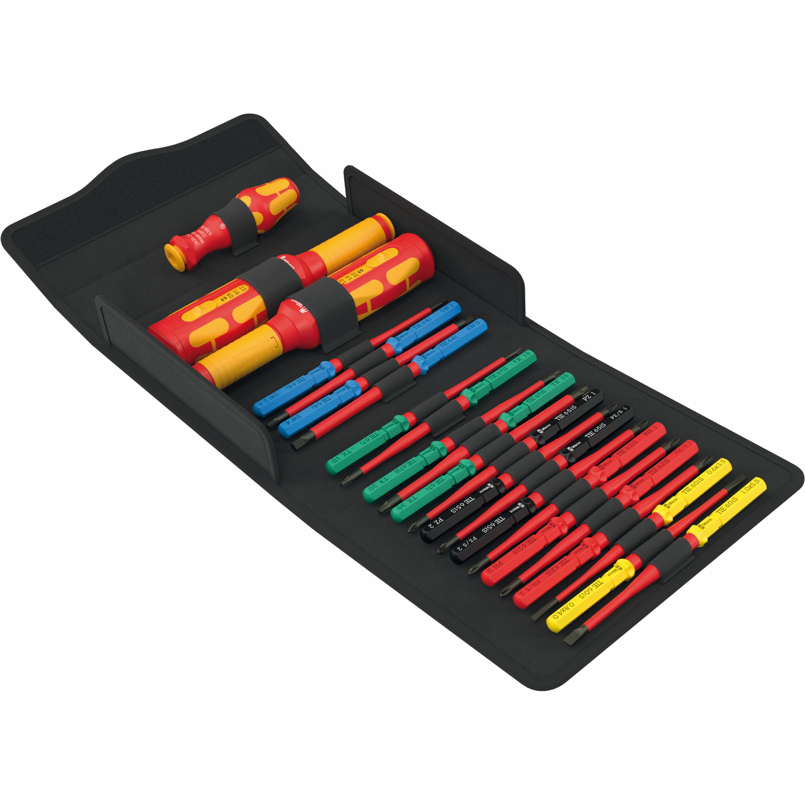 Wera Kraftform Kompakt VDE Safe-Torque Speed control cabinet Set 1, 23 pieces