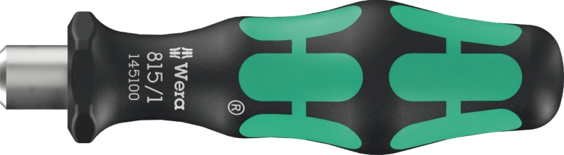 Wera 815/1 bitholding screwdriver – magnetic bit holder, ergonomic Kraftform Plus handle, 1/4