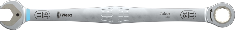 Wera 6007 Joker ratcheting combination spanner – 11/16