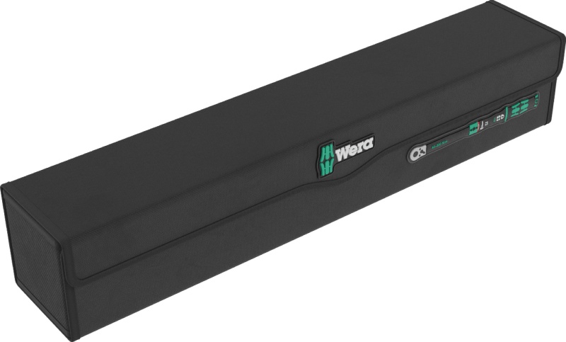 Wera 9584 textile box – empty storage container for Click-Torque Lock C 3 car wheel change set, compact 520 x 97 – keeratav avamissüsteem