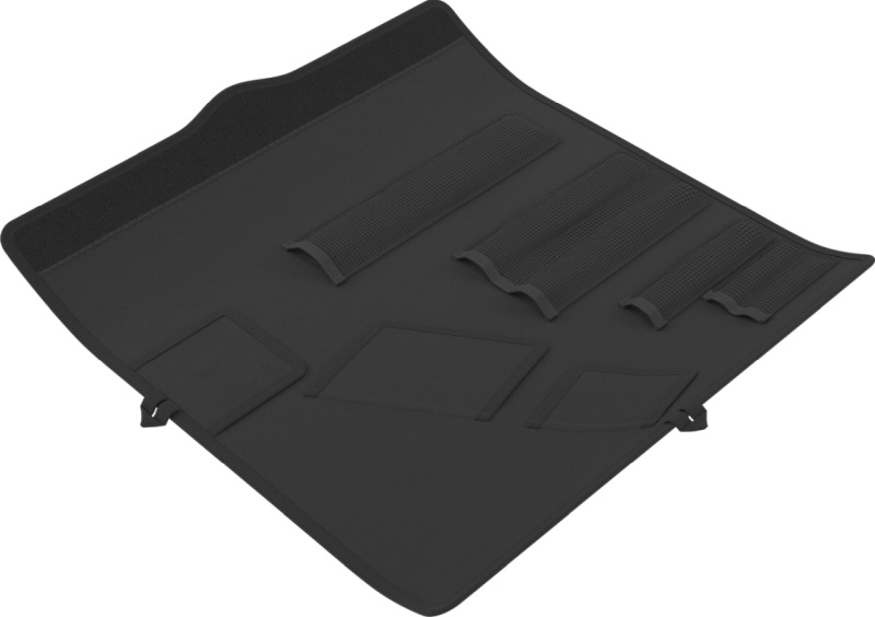 Wera 9589 roll pouch – compact roll-up textile storage, hook-and-loop fastener, holds 6 Joker 6004 spanners