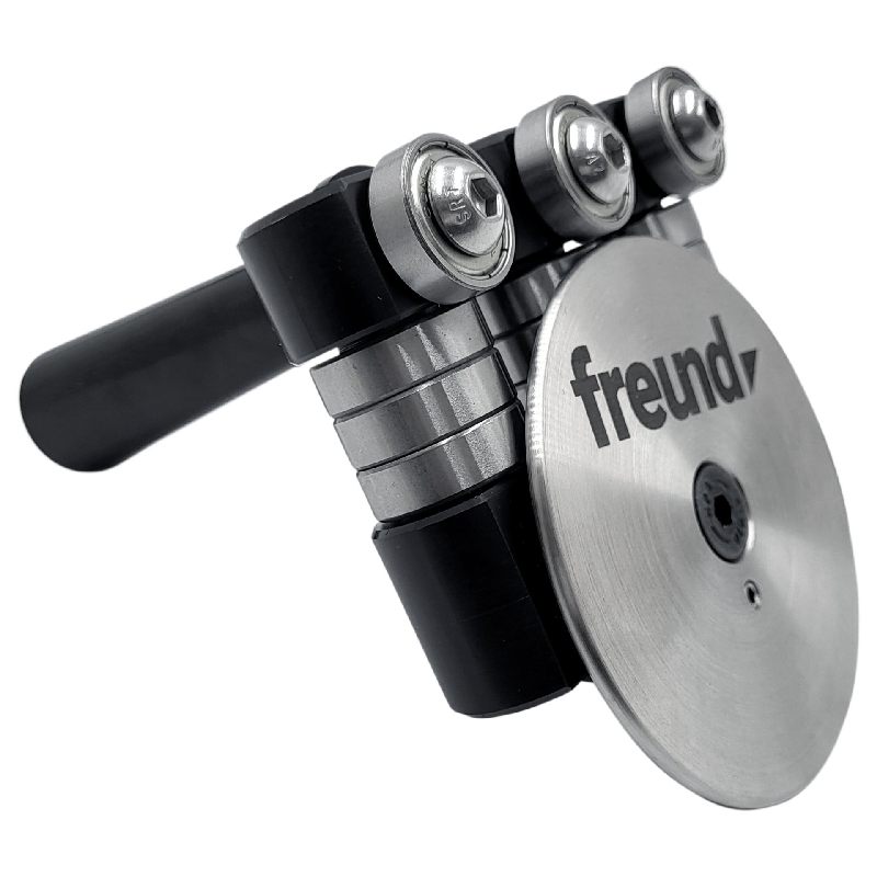 Disk roller bender, bends 90° profiles to maximum 180°, bending height: min. 5mm max. 25 mm
