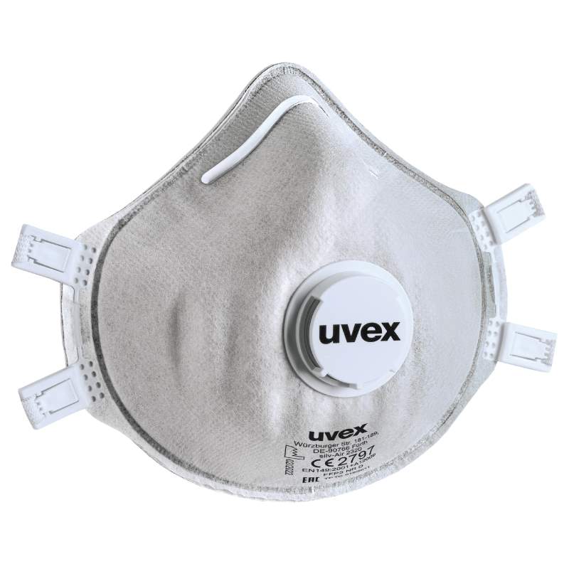 Respirātors Silv-Air Carbon, FFP3, ar vārstu, 3 gab, retail
