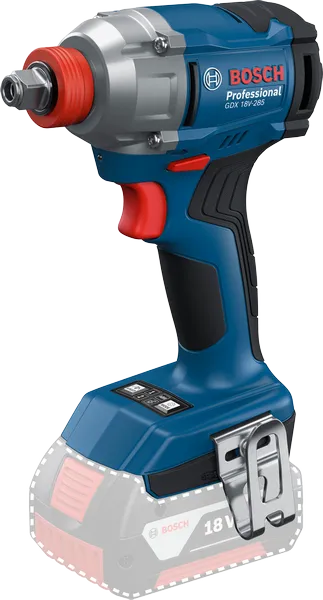 Cordless impact wrench/driver Bosch GDX 18V-285, SOLO (Carrying Case)