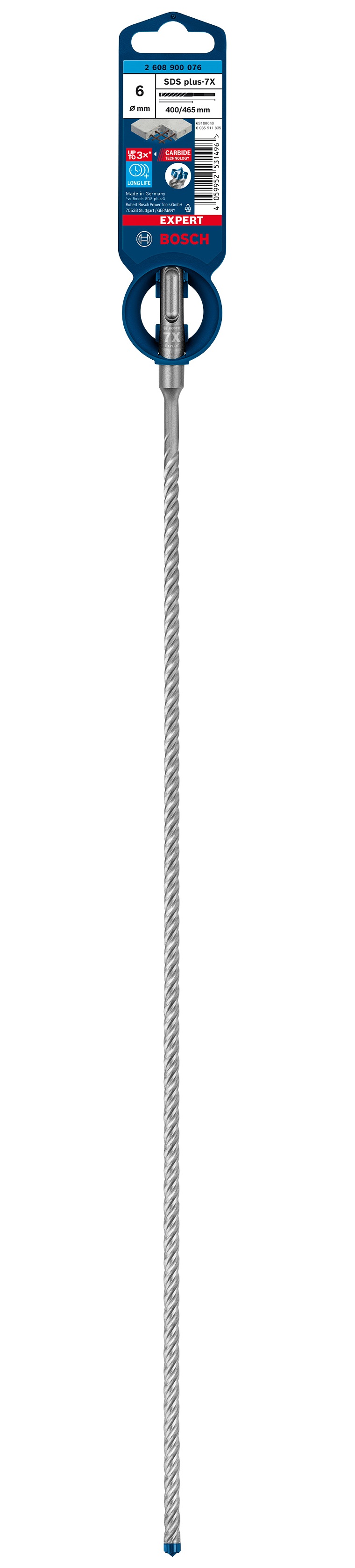 Bosch SDS+ 7X urbis betonam Ø6.0*400*465mm, Expert