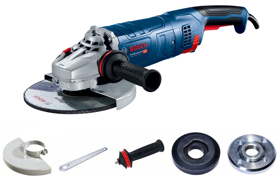 Leņķa slīpmašīna Bosch GWS 24-230 JZ CYCLON, 2400 W, 6.500 min.-1