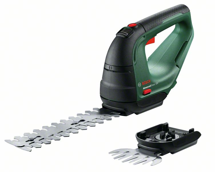Akumulatora krūmu un zāles šķēres Bosch AdvancedShear 18 (18V / 1x2,0Ah)