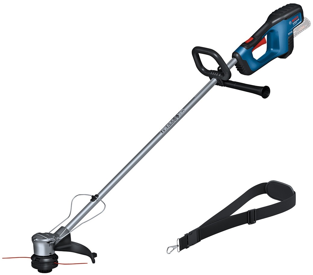 Akumulatora zāles trimmeris Bosch GRT 18V-33 PRO, SOLO
